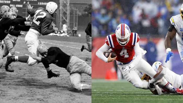 The 2023 Patriots are the NFL's worst offensive team since the 1938 Chicago Cardinals.